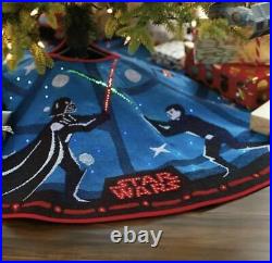 Star Wars The Force is Strong with This One Hallmark Magic Christmas Tree Skirt