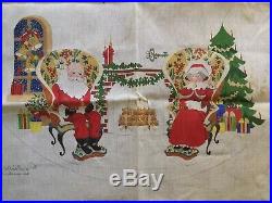 Strictly Christmas Hand-painted Needlepoint Canvas Large Christmas Tree Skirt