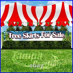 TREE SKIRTS FOR SALE Advertising Vinyl Banner Flag Sign LARGE XXL SIZE CHRISTMAS