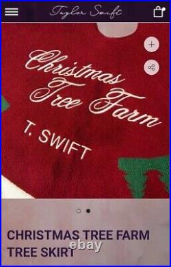 Taylor Swift Christmas Tree Farm Tree Skirt Brand New