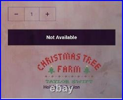 Taylor Swift Christmas Tree Farm Tree Skirt Brand New