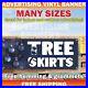 Tree Skirts Advertising Banner Vinyl Mesh Sign CHRISTMAS Holidays Xmas Fir