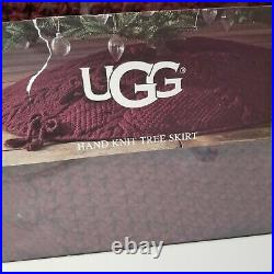 Ugg NWB Crimson 54 Round Tree Skirt