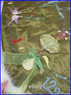 Ultra Rare Krinkles by Patience Brewster 12 Days of Christmas Tree Skirt Dep 56