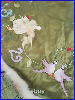 Ultra Rare Krinkles by Patience Brewster 12 Days of Christmas Tree Skirt Dep 56