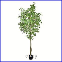 Vickerman 9' Potted Ginko Tree 1491 Leaves TB190690
