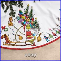 Williams Sonoma The Grinch, Max & Whoville Tree Skirt Christmas New