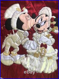 XXL Disney Theme Park Mickey Minnie Mouse Wedding Theme Christmas Tree Skirt